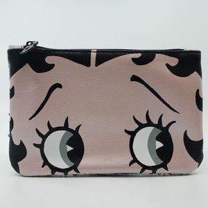 Ipsy Betty Boop Makeup Glam Bag w/ Sequins Travel Clutch Handbag Change Purse